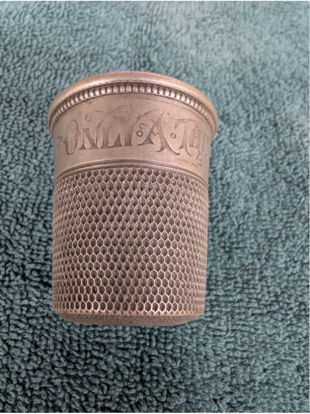 Vintage Sterling Silver Thimble Shot glass